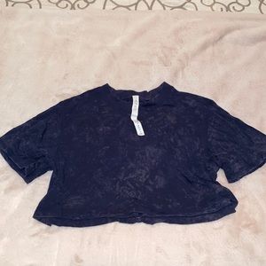 Lululemon cropped all yours tee